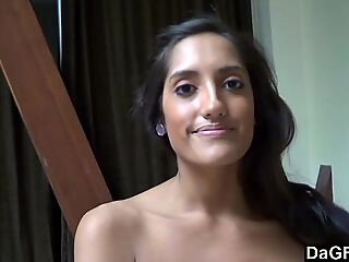 Pov fuck with a wondrous latina during a audition